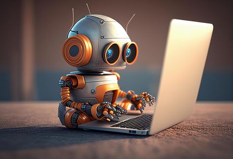 Download the Robot working on laptop computer. Artificial intelligence concept. 3D Rendering generative ai 22254572 royalty-free Stock Photo from Vecteezy for your project and explore over a million other images and backgrounds. Robot Background, Waterproof Shoes For Men, Robot Images, 3d Templates, Educational Robots, Intelligent Robot, Electronic Projects, Robot Technology, Intelligent Technology