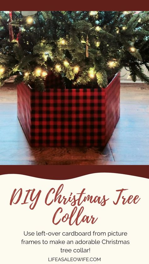 Diy Christmas Tree Collar, Christmas Tree Base Cover, Christmas Tree Stand Cover, Easy Diy Christmas Tree, Christmas Tree Collar, Only Picture, Christmas Tree Base, Leo Wife, Christmas Tree Box