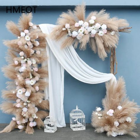 Backyard Wedding Decorations, Floral Art Arrangements, Arch Ideas, Wedding Backdrop Design, Arch Decoration, Grass Wedding, Arch Decoration Wedding, Artificial Flowers Wedding, Diy Wedding Bouquet