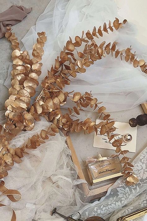 Eucalyptus Aesthetic, Ash Leaf, Artificial Branches, Gold Wedding Theme, Eucalyptus Branches, Artificial Eucalyptus, Eucalyptus Garland, Artificial Leaf, Artificial Silk Flowers