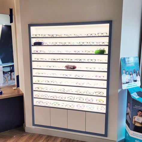 Balancing the distinct aspects of a medical practice and a retail store is a unique challenge that Optometry Practices face. Custom displays can play a pivotal role in creating a welcoming environment, thereby enhancing the customer experience and increasing retail sales. Ontario Wood Custom takes pride in aiding this process, with our contributions to over 30 custom Optometry Stores across Canada standing as a testament to our commitment and expertise. If you are an Optometrist looking to ... Optical Shop Display Ideas, Optical Dispensary Optometry Office, Optical Interior Store Design, Optometry Design Optical Shop, Luxury Optical Store, Retail Sales, Medical Practice, Custom Displays, Customer Experience