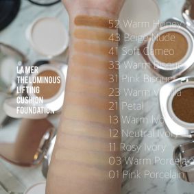 La Mer Foundation, Foundation Cushion, Nars Sheer Glow, Foundation Swatches, Nyx Soft Matte, How To Match Foundation, New Tone, Cushion Foundation, Skin Prep