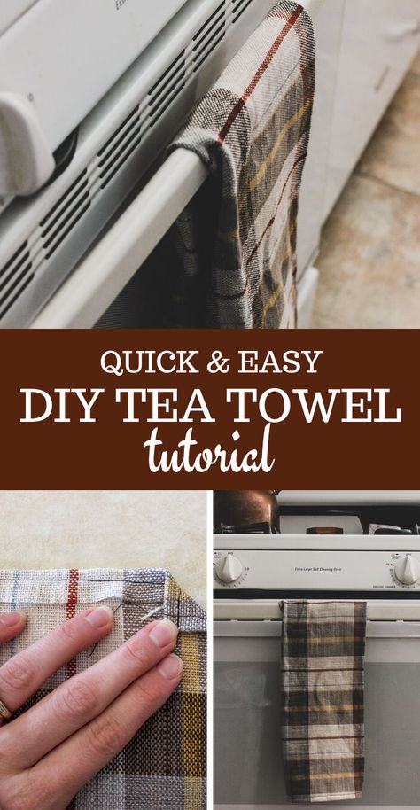 Tea Towels Crafts, Kitchen Towels Diy, Handbags For Girls, Fall Tea, Tea Towels Diy, Diy Tea, Tutorial Sewing, Diy Towels, Fall Sewing