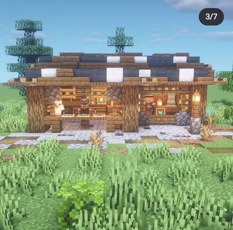 Minecraft Market, Minecraft Building Blueprints, Minecraft Kingdom, Minecraft Shops, Minecraft Mansion, Minecraft House Plans, Minecraft Farm, Minecraft Cottage, Diy Minecraft