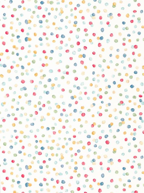 Scion Lots Of Dots Wallpaper at John Lewis & Partners Multicoloured Wallpaper, Children's Wallpaper, Teacher Wallpaper, Planners Ideas, Scrapbook Patterns, Polka Dots Wallpaper, Slide Background, Childrens Bedroom, Spot Design