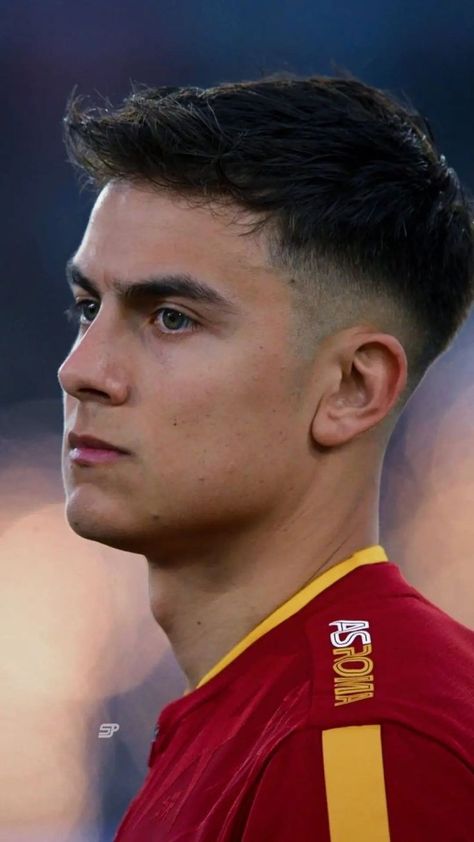 Gavi Haircut Fade, Paulo Dybala Haircut, Dybala Hairstyle, Dybala Haircut, Football Haircut, Footballer Hairstyles, Clothes From The 90s, Crew Cut Men, Low Fade Haircut Men's