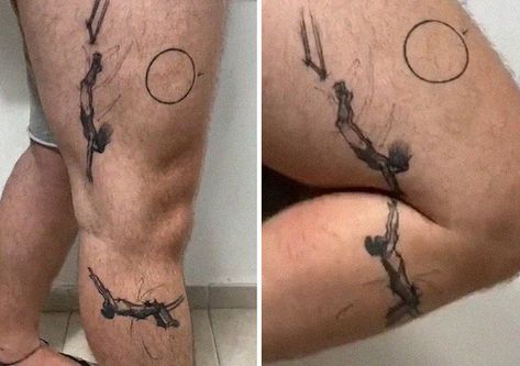 Creative Moving Tattoo Ideas, Tattoos That Move With Elbow, Moving Tattoos Knee, Elbow Moving Tattoo, Tattoos That Move, Moving Tattoo Ideas Leg, Moving Knee Tattoo, Moving Tattoo Ideas Elbow, Moving Elbow Tattoo