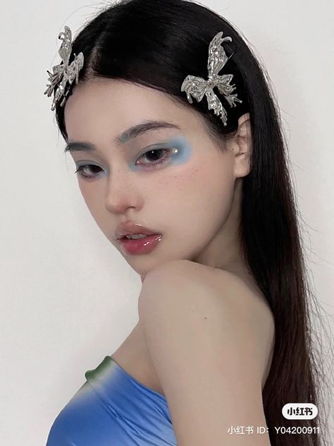 Funky Makeup, Doll Eye Makeup, Ethereal Makeup, Eye Makeup Art, Editorial Makeup, Asian Makeup, 인물 사진, Glam Makeup, Pretty Makeup