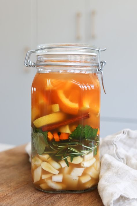 Fire Cider Fire Water Recipe, Fresh Basil Recipes, Fire Cider Recipe, Raw Apple Cider Vinegar, Fire Cider, Basil Recipes, Cider Recipe, Cold Sores Remedies, Skin Natural Remedies