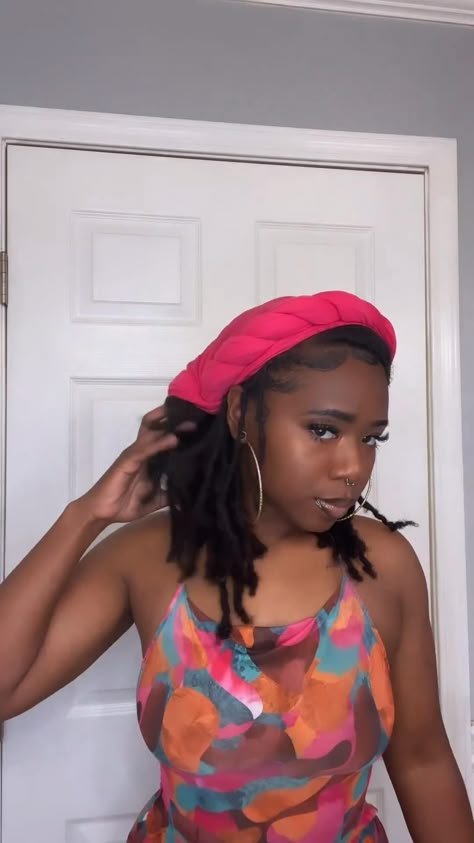 Headwrap Styles, Headwrap Hairstyles, Loc Inspiration, Head Wrap Styles, Short Locs Hairstyles, Short Locs, Locs Styles, Hair Wrap Scarf, Loc Hairstyles