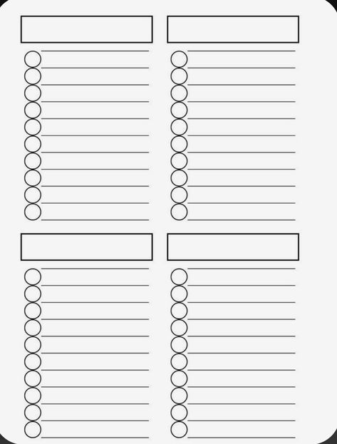 Daily Checklist Printable, Father's Day Painting, Blank Checklist, Altered Composition Books, Checklist Planner, Free Adult Coloring Printables, Binder Templates, Daily Checklist, Printable Notes