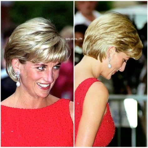 Diana Bob Haircut, Lady Diana Hair, Diana Haircut Short Hairstyles, Lady Diana Hairstyles, Princess Diana Hairstyles, Passage Decor, 80s Short Hair, Diana Haircut, Diana Hair