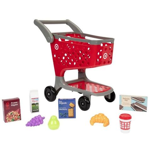 A fun new way for your little one to enjoy shopping! With the mini target cart your little one can be just like you and push the cart too! Target Shopping Cart, Target Cart, Toy Shopping Cart, Target Shopping, Toy Cash Register, Target Toys, Target Kids, Coffee Cup Sleeves, Grocery Items