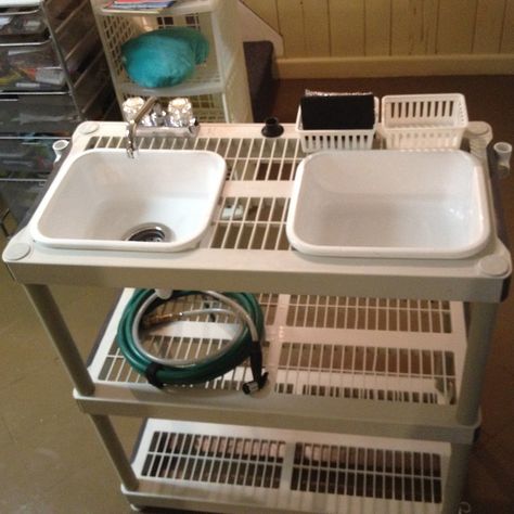 Built my own camp Kitchen with working sink | Page 2 | General Campfire Discussion | Forum - CanvasCampers Diy Camping Kitchen, Canoe Ideas, Camping Sink, Camping Bedarf, Camping Diy, Camper Hacks, Camping Kitchen, Diy Rv, Camping Recipes