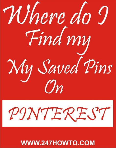 My Saved Recipes On Pinterest, My Saved Pins, Pinterest Tutorial, Pinterest Tutorials, Pinterest Guide, Learn Pinterest, Pinterest Hacks, E Business, Pinterest Help