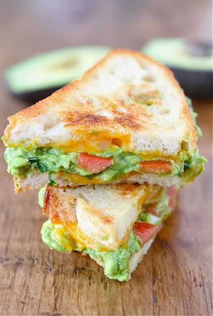 Bacon Guacamole Grilled Cheese, Guacamole Grilled Cheese Sandwich, Guacamole Sandwich, Guacamole Grilled Cheese, Crossfit Nutrition, Bacon Guacamole, Bacon Grilled Cheese, Grill Cheese Sandwich Recipes, Cheese Sandwich Recipes