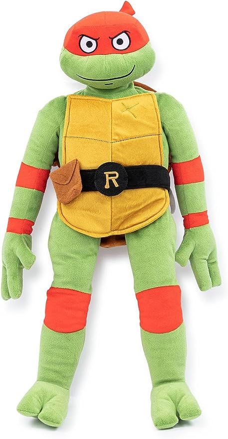 Amazon.com: Nickelodeon Teenage Mutant Ninja Turtles Raphael Plush Pillow Buddy - Super Soft Stuffed Character Pillow - Polyester Microfiber, 26 Inches : Toys & Games Teenage Mutant Ninja Turtles Raphael, Ninja Turtles Raphael, Kids Sheet Sets, Ninja Turtle Toys, Raphael Ninja Turtle, Ninja Turtle Party, Turtle Plush, Turtle Party, Teenage Ninja Turtles