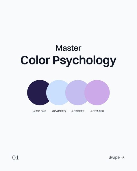 Master Color Psychology. Follow @usevisuals for more design content. #UIUXdesign #UserExperience #WebDesign #MobileDesign #DigitalDesign #InteractionDesign #UlInspiration #UXInspiration #DesignThinking #VisualDesign #UlDeveloper #UserInterface #UserCentricDesign #ResponsiveDesign #UIUXStudio #CreativeDesign #DesignFeedback #DesignProcess #designinspiration #ui #graphicdesign #ui #branding #designforstartups #learndesign #designforstartups #uidesigntips #productdesignideas Social Media Psychology, Social Media Kit, Instagram Template Design, Social Media Growth, Contents Design, Ui Design Inspiration, Learning Design, Color Psychology, Social Media Templates