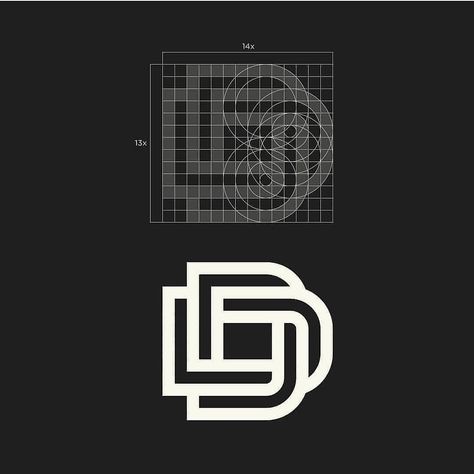 Logosix™ ⭐ Design on Instagram: “Letter D monogramic concept . . Grid concept of the letter D monogram. You can the use of lines to make it an unique mark. What do think…” D Monogram Logo, D Monogram, The Letter D, D Logo, Letter D, Logo Mark, Monogram Logo, Ibm Logo, Make It