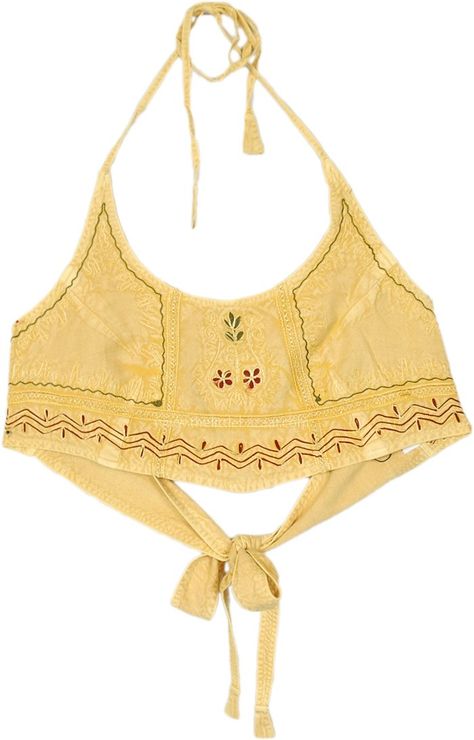 Golden Princess, Embroidered Bra, Fairy Top, Hippie Look, Trendy Skirts, Bralette Top, Bralette Tops, Boho Top, Old Style