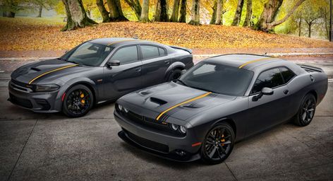 The HEMI Orange package pays tribute to the iconic engine and features orange accents inside and out. Charger And Challenger, 1967 Dodge Coronet, Dodge Charger Hellcat, New Challenger, Challenger Srt Hellcat, Hemi Engine, Charger Srt, Dodge Coronet, Challenger Srt