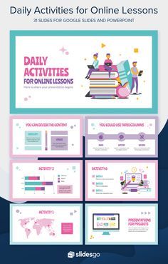 Enjoy this colorful presentation template and plan your activities for online lessons in Google Slides and Powerpoint, 100% editable and free! Ppt Theme, Ppt Themes, Free Powerpoint Presentations, Presentation Slides Design, Presentation Design Layout, Powerpoint Design Templates, Powerpoint Background Design, Powerpoint Presentation Design, Presentation Layout