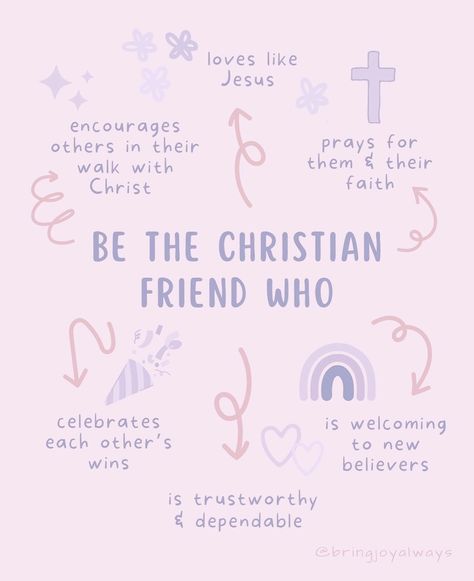 How To Be A Good Christian, How To Be A Good Friend, Bible Study With Friends, Inspiring Christian Quotes, Christian Boards, Godly Friends, Christian Diy, Christian Words, Christian Travel