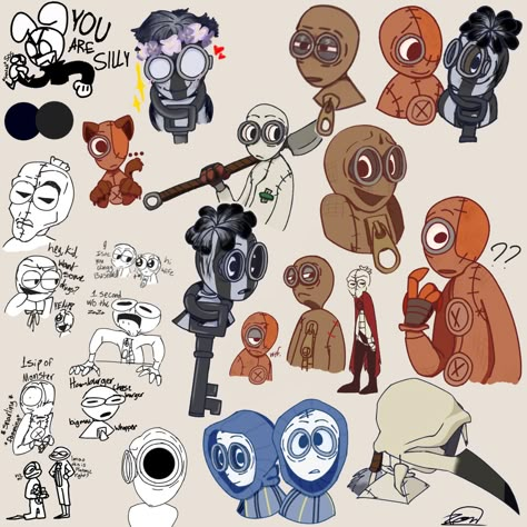 Robots Movie Fanart, 9 The Movie, 9 Tim Burton, Dolly Pardon, Cartoon Tutorial, 9 Movie, Doodle Page, Nine Movie, 9 Film