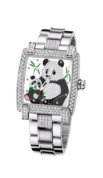 Panda Clothes, Panda Watch, Panda Things, Ulysse Nardin Watches, Panda Items, Panda Jewelry, Marine Chronometer, Panda Stuff, White Gold Jewellery