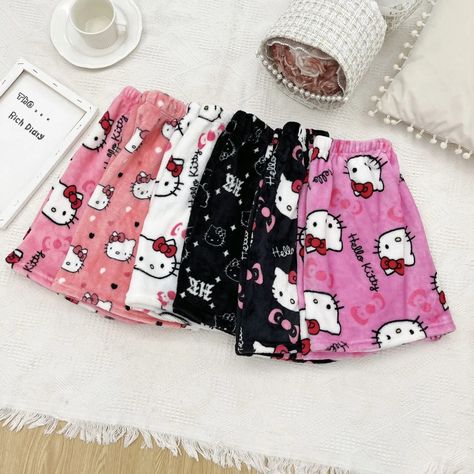 Aliexpress seller Sri Lanka... - Aliexpress seller Sri Lanka Girls Pajama Pants, Anime Y2k, Winter Pajamas Women, Womens Flannel Pajamas, Hello Kitty Y2k, Y2k Hello Kitty, Warm Pajamas, Sports Pants Women, Summer Pajamas