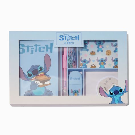 Disney Stitch Claire's Exclusive Cozy Stationery Set Cute Stitch Things, Stitch Merch, Hello Kitty Nail Polish, Stitch Notebook, Lilo And Stitch Costume, Stitch Room, Stitch Merchandise, Stitch Things, Stitch Costume