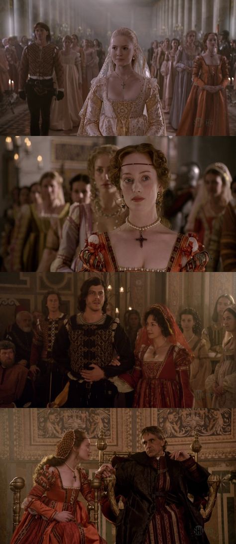 Borgias Costumes, 1400s Fashion, Lotte Verbeek, Francois Arnaud, Sean Harris, Holliday Grainger, Lucrezia Borgia, The Borgias, Tv Fashion