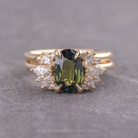 Art deco emerald ring