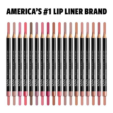 NYX Professional Makeup Slim Lip Pencil natural lip liner pencils come in a variety of dashing shades from auburn to orange and traffic stopping red to line and define your lips Natural Lip Liner, Nyx Slim Lip Pencil, Nyx Lip Liner, Nyx Lip, Lip Liners, Lip Shapes, Cruelty Free Cosmetics, Moisturizing Lipstick, Natural Lip