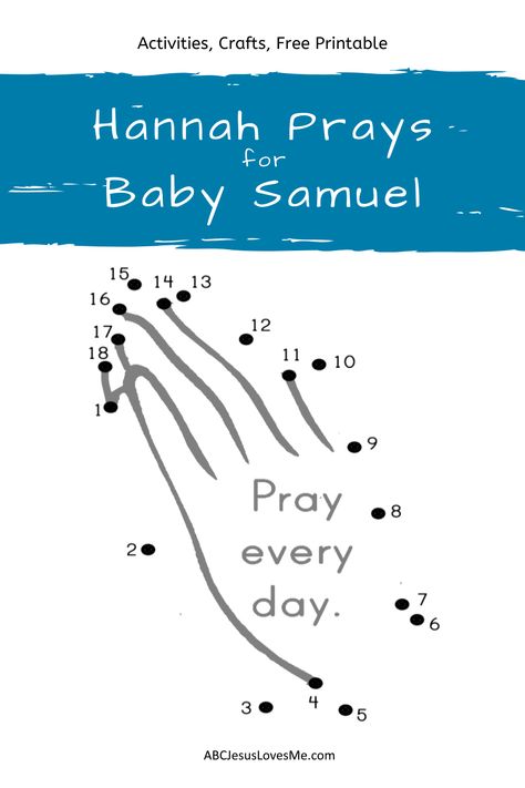 Samuel Bible Story, Hannah Bible, Third Grade Lesson Plans, Samuel Bible, Bible Class Activities, Name Activities Preschool, Bible Object Lessons, School Kids Crafts, Bible Activities For Kids