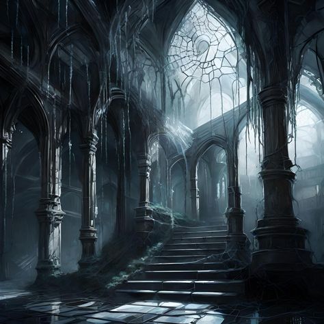 Dark Temple Aesthetic, Resident Evil Castle, Dark Ruins, Creepy Castle, Vampire Castle, Dark Castle, Gothic Castle, My Fantasy World, Dark City