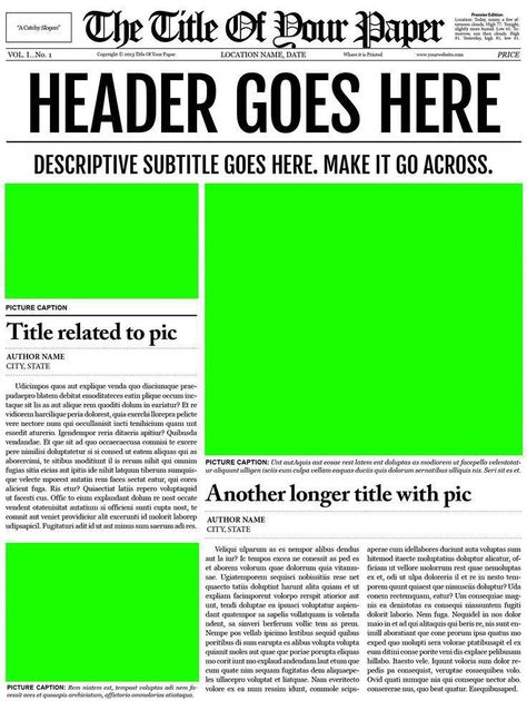 #Template Newspaper Overlays For Edits, Newspaper Green Screen, Newspaper Overlay, Croma Key Video, Greenscreen Ideas, Watermark Ideas, Free Green Screen, Newspaper Template, Overlays Instagram