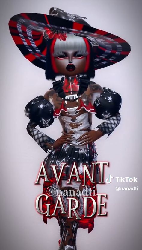 Avant Garde Fashion Dresses, Avant Garde Outfit, Avant Grade, Avant Garde Aesthetic, Avant Garde Dresses, From Tiktok, Black And White Theme, Cool Avatars, Avant Garde Fashion