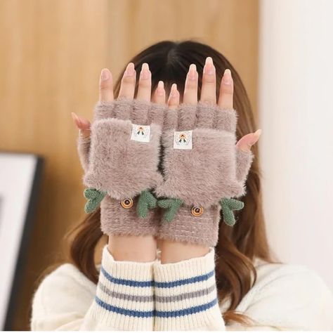 GLOVE LOVE FOR A COZY NIGHT! TopiBaaz Winter Gloves for Women Woolen Warm Soft Fur Fleece Hand Gloves for Women and Girls Knitted Acrylic Wool Touchscreen Finger Cute Mitten (Freesize) SHOP NOW LINK IN BIO🖇️ #TOPIBAAZ #wintergloves #handgloves #womengloves #winterfashion #winterwear #amazonfashion #amazonfinds Winter Gloves For Women, Cold Weather Gloves, Gloves For Women, Wool Gloves, Hand Gloves, Fingerless Mittens, Winter Gloves, Cat Paw, Knitting Girls