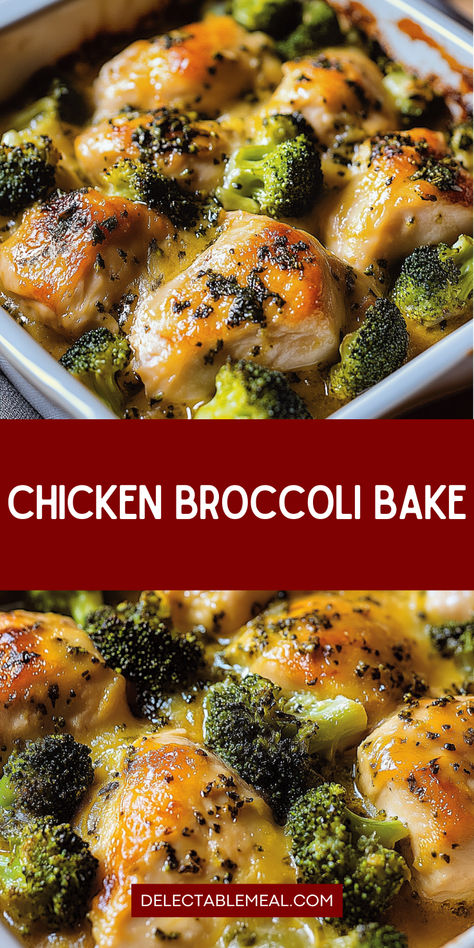 Chicken Broccoli Bake is a must-try dinner for busy nights! This easy casserole recipe is filled with diced chicken, cheese, and broccoli, making it a well-balanced, delicious dinner that’s perfect for the whole family. It’s an amazing healthy dinner recipe that comes together in no time and is a great option for meal prep or serving a large group! #ChickenBroccoliBake #DinnerIdeasWithChickenAndBroccoli #EasyNiceDinnerRecipes #HealthyDinnerIdeas Dinner For Busy Nights, Chicken Broccoli Bake, Cheese And Broccoli, Easy Casserole Recipe, Broccoli Bake, Healthy Dinner Recipe, Diced Chicken, Easy Casserole Recipes, Chicken Broccoli