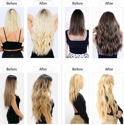 Nano Link Hair Extensions, Nano Hair Extensions, Micro Bead Hair Extensions, Hair Extensions Before And After, Hair Extension, Human Hair Extensions, Hair Colors, Hair Salon, Hair Extensions