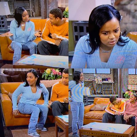 One On One Tv Show, One On One Tv Show Kyla Pratt Outfits, Breanna Barnes, Ciara Outfits 2000, Early 2000s Fashion Ciara, Black 2000s It Girl, Early 2000s R&b Aesthetic, Kyla Pratt, Rhinestone Business