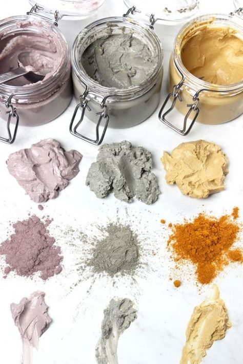 Clay Mask Recipe, Bentonite Clay Mask, Soap Queen, Săpunuri Handmade, Oil Cleansing, Tumeric Face Mask, Clay Face Mask, Face Mask Recipe, Bentonite Clay