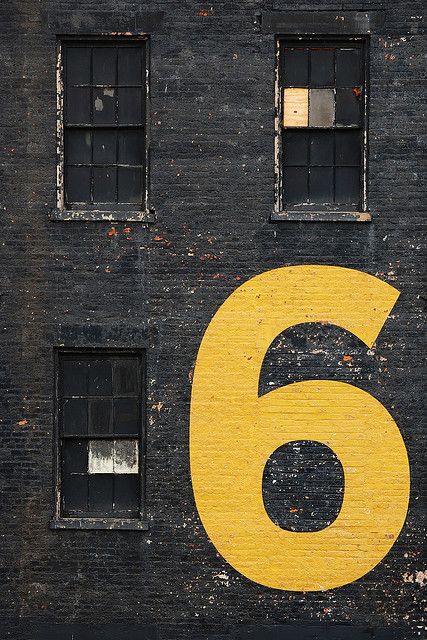 Number Six, Burger Bar, Wayfinding Signage, Design Visual, Environmental Graphics, Typography Letters, Foto Inspiration, Mellow Yellow, House Numbers