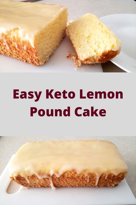 Keto Lemon Cake Recipes, Keto Lemon Cake, Lemon Cake Recipes, Keto Lemon Pound Cake, Keto Favorites, Keto Cakes, Lemon Cake Recipe, Keto Cake, Lemon Pound Cake