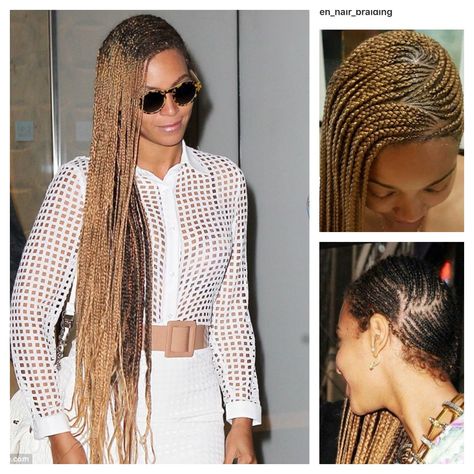 Braids Lemonade, Cornrows For Girls, Beyonce Braids, Lemonade Braids Hairstyles, Lemonade Braids, Natural Braids, Peinados Recogidos, Cool Braid Hairstyles, Cool Braids