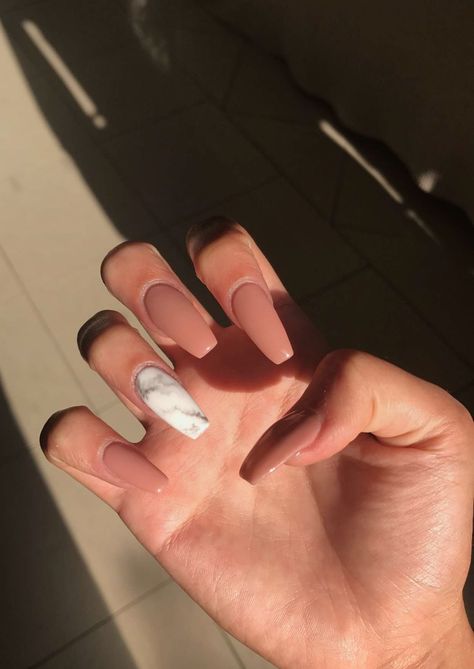 Nails Marble, French Pedicure, Nagellack Trends, Nails Tumblr, Nails Desing, Coffin Nails Designs, Pretty Acrylic Nails, Nail Arts, Best Acrylic Nails