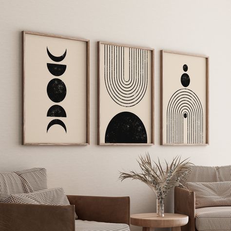 Boho Art Prints, Black and White Abstract Geometric Poster, Digital Art Print, Boho Wall Set, Wall Art Prints, Mid Century Modern, Wall Art - Etsy Ireland Organic Composition, Bohemian White Set With Digital Print, Black And White Wall Art Boho, Black And White Scandinavian Art, Black And White Hippie Wall Art, Black And White Abstract Art Set Of 3, Office Poster, Geometric Poster, Poster Store