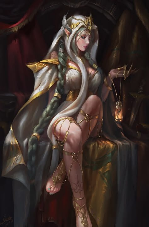 ArtStation - Pri, Jingyu Wen Light Elf, Legends Of Cryptids, Elf Characters, Monster Girl Encyclopedia, Female Elf, Female Character Art, Elf Art, Dnd Art, Rpg Characters