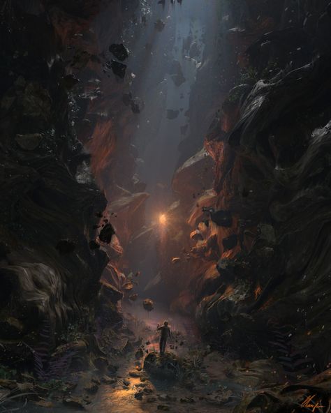 Cave Concept Art, Cave Library, Cave Environment, Cave Lighting, Alien Civilization, Forest Hut, Interior Concept Art, Cave City, Cave System